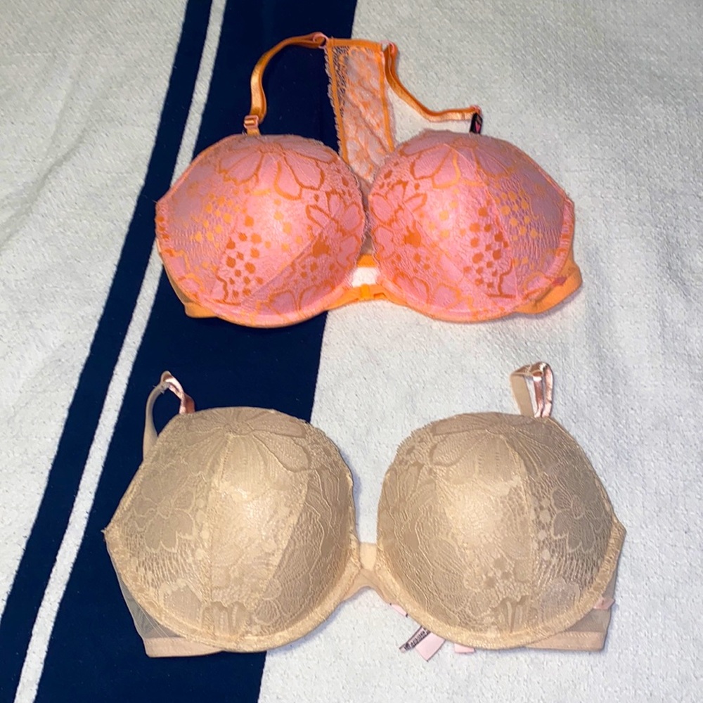 NWT - Two Victoria’s Secret Push-Up bras.